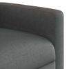 vidaXL Fauteuil inclinable en tissu gris fonc&eacute;