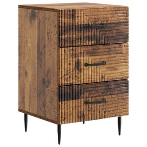 vidaXL Cabinet de chevet Bois ancien 43 x 41 x 66,5 cm