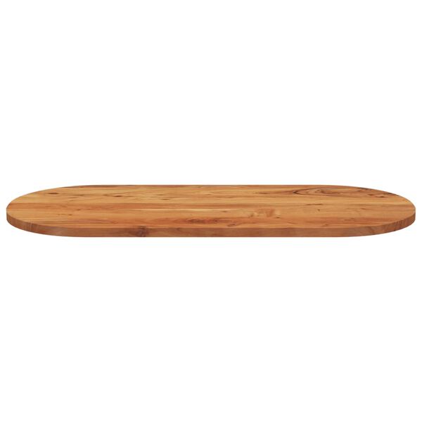 vidaXL Dessus de table 90x40x3,8 cm ovale bois massif d'acacia
