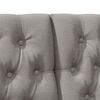 vidaXL T&ecirc;te de lit capitonn&eacute;e Taupe 160 cm Pin massif
