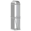 vidaXL Porte-b&ucirc;ches gris clair 40x45x170 cm acier galvanis&eacute;