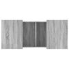 vidaXL Table basse sonoma gris 80x55x40 cm bois d'ing&eacute;nierie
