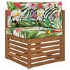 vidaXL Coussin de canap&eacute; d'ext&eacute;rieur 3 pcs color&eacute; Polyester