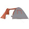 vidaXL Tente familiale &agrave; d&ocirc;me 6 personnes orange imperm&eacute;able