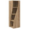 vidaXL Meuble d'angle Ch&ecirc;ne artisanal 32x32x102cm Bois d'ing&eacute;nierie