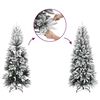 vidaXL Sapin de No&euml;l artificiel Blanc 150 cm PVC, m&eacute;tal et plastique