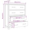vidaXL Armoire avec tiroir avec stockage Marron Bois d'ing&eacute;nierie