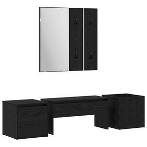 vidaXL Ensemble de meubles d'entr&eacute;e 6 pc 80 x 31 x 40 cm