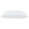 vidaXL Oreiller avec oreiller Blanc Coton et polyester