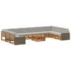 vidaXL Ensembles de canap&eacute;s 11 pc Bois d'Acacia Massif