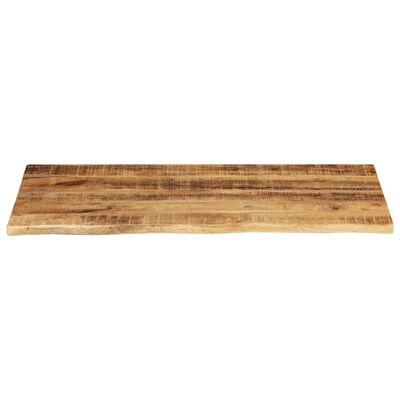 vidaXL Dessus de table 110x60x2,5cm bord vif bois massif manguier brut