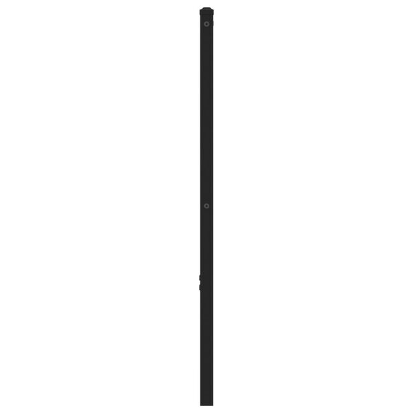vidaXL T&ecirc;te de lit de remplacement ch&ecirc;ne marron 90 cm acier et bois d'ing&eacute;nierie