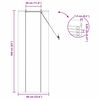 vidaXL Store enrouleur avec des rideaux Nature 60 x 160 cm Bambou