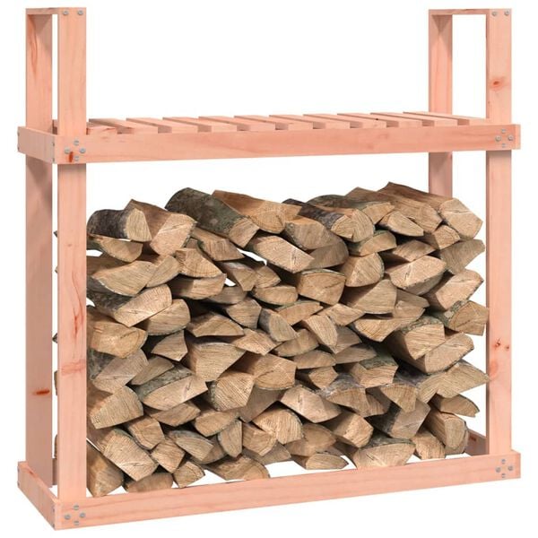 vidaXL Support pour bois de chauffage 110x35x108,5 cm Bois de douglas