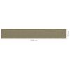 vidaXL &Eacute;cran de balcon Taupe 75x500 cm PEHD