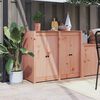 vidaXL Portes de cuisine d'ext&eacute;rieur 2 pcs bois massif douglas