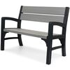 Keter Banc de jardin &agrave; 2 places Montero Gris 233309