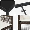 vidaXL Ensemble de salle &agrave; manger pour jardin 9 pcs Marron