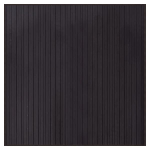 vidaXL Tapis carr&eacute; marron fonc&eacute; 100x100 cm bambou