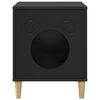 vidaXL Maison pour chat Noir 42,5 x 40 x 53 cm Bois d'ing&eacute;nierie