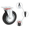 vidaXL 12 pcs Roulettes pivotantes 200 mm