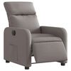 vidaXL Fauteuil inclinable &eacute;lectrique Taupe Tissu