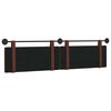 vidaXL T&ecirc;te de lit suspendue Brun Brillant 210 x 55 x 5 cm PU antique