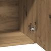 vidaXL Buffet Ch&ecirc;ne artisanal 91 x 29,5 x 75 cm Bois d'ing&eacute;nierie