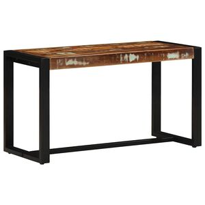 vidaXL Banc multicolore 80x35x45 cm bois massif r&eacute;cup&eacute;ration