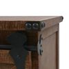 vidaXL Armoire de rangement Bois de sapin massif 64x33,5x75 cm Marron