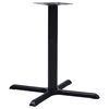 vidaXL Pied de table de bistro noir 76x76x72 cm fonte