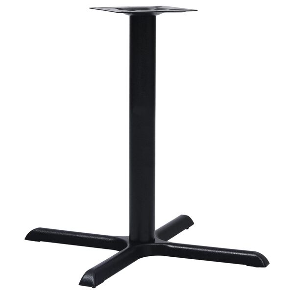 vidaXL Pied de table de bistro noir 76x76x72 cm fonte