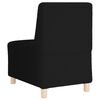 vidaXL Unit&eacute; de Sofa Modulaire Sans Accoudoirs 2 pcs Noir
