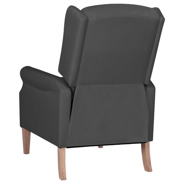 vidaXL Fauteuil inclinable Gris fonc&eacute; Tissu