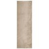 vidaXL Tapis HUARTE &agrave; poils courts doux et lavable sable 80x250 cm