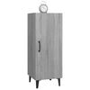 vidaXL Buffet Sonoma gris 34,5x34x90 cm Bois d'ing&eacute;nierie