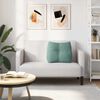 vidaXL Coussin de Dos Vert Mer 60 x 24 x 50 cm Velours