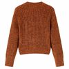Cardigan pour enfants tricot&eacute; cognac 92