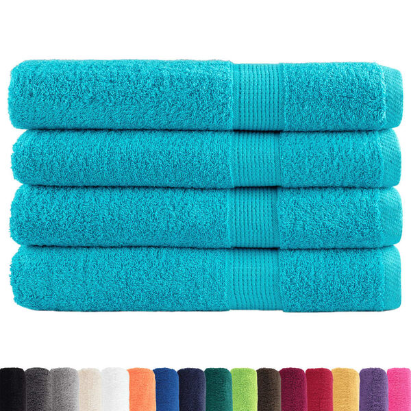 vidaXL Serviettes de sauna de qualit&eacute; sup&eacute;rieure SOLUND 4 pcs