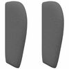 vidaXL Oreille de t&ecirc;te de lit Gris Fonc&eacute; 40 x 23 x 6 cm tissu