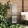 vidaXL &Eacute;cran de confidentialit&eacute; de jardin Fretwork Argent&eacute; 32 x 140 cm