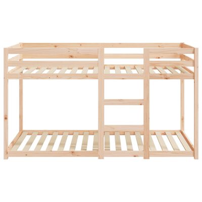 vidaXL Lit superposé sans matelas 90x190 cm bois de pin massif