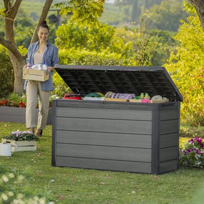 Keter Boîte de rangement pour l'extérieur Cortina 757 L gris