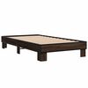vidaXL Cadre de lit sans matelas ch&ecirc;ne marron 75x190 cm