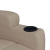 vidaXL Fauteuil Cappuccino Similicuir