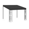 vidaXL Belv&eacute;d&egrave;re mural 3x3 m Anthracite Tissu