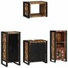 vidaXL Ensemble de mobilier de salle de bain 4 pcs Bois Recycl&eacute; Solide