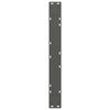 vidaXL Pieds de table &agrave; manger 2 pi&egrave;ces Anthracite 70 x (72-73,3) cm Acier