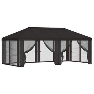 vidaXL Housse de tonnelle avec murs lat&eacute;raux 6 x 3 m Anthracite