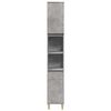 vidaXL Ensemble de meubles de salle de bain 3 pcs gris b&eacute;ton